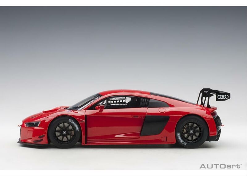 1/18 Audi R8 FIA GT GT3 Plain Color Version Red Model Car By Autoart 81601