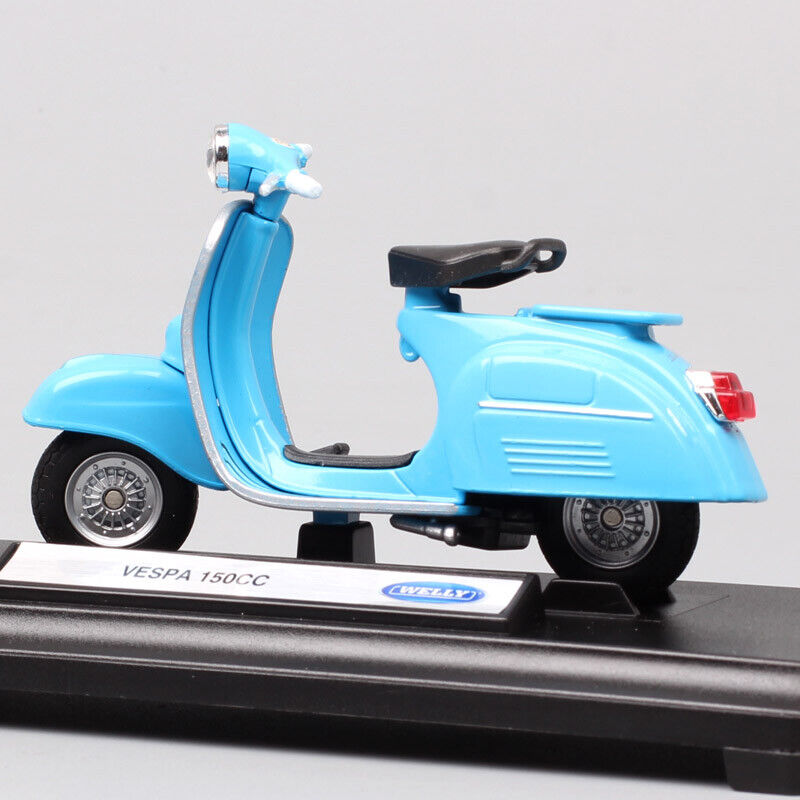 1:18 scale Welly 1970 Piaggio Vespa 150CC Scooter motorcycle Diecast bike model