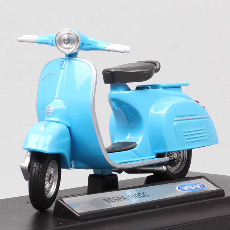 1:18 scale Welly 1970 Piaggio Vespa 150CC Scooter motorcycle Diecast bike model