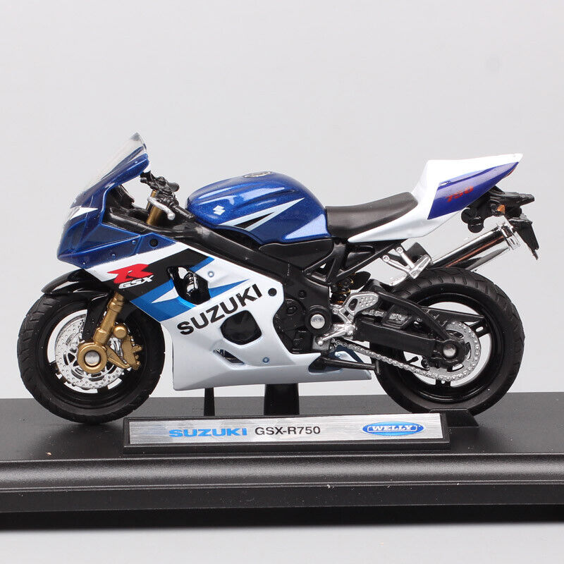 1:18 Welly SUZUKI GSX-R750 Gixxer 750 motorcycle bike model Diecast