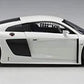 Audi R8 FIA GT GT3 Plain Color Version White 1/18 Model Car By Autoart 81602