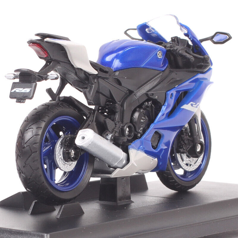 1/18 Welly 2020 Yamaha YZF R6 Racing Bike Plastic Model Motorcycle