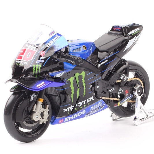 Maisto 1/18 Mini Yamaha YZR-M1 #20 Fabio Quartararo Motorcycle Model MotoGP 2021