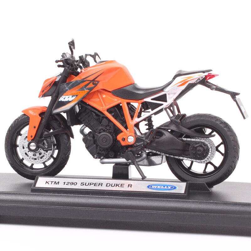 1/18 Welly Small KTM 1290 Super Duke R Bike Model Toy Motorcycle Replicas