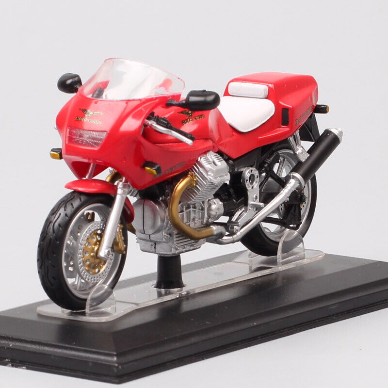 1/24 Scale Mini MG Moto Guzzi Daytona 1000 motorcycle model toy bike Acrylic Box