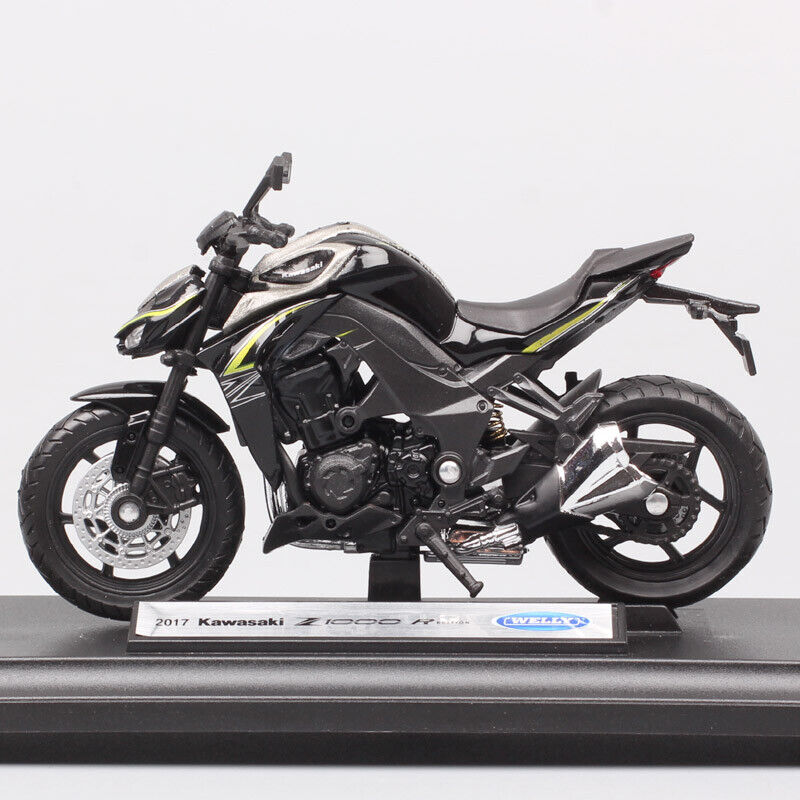 1/18 welly 2017 kawasaki z1000R streetfighter motorcycle bike diecast