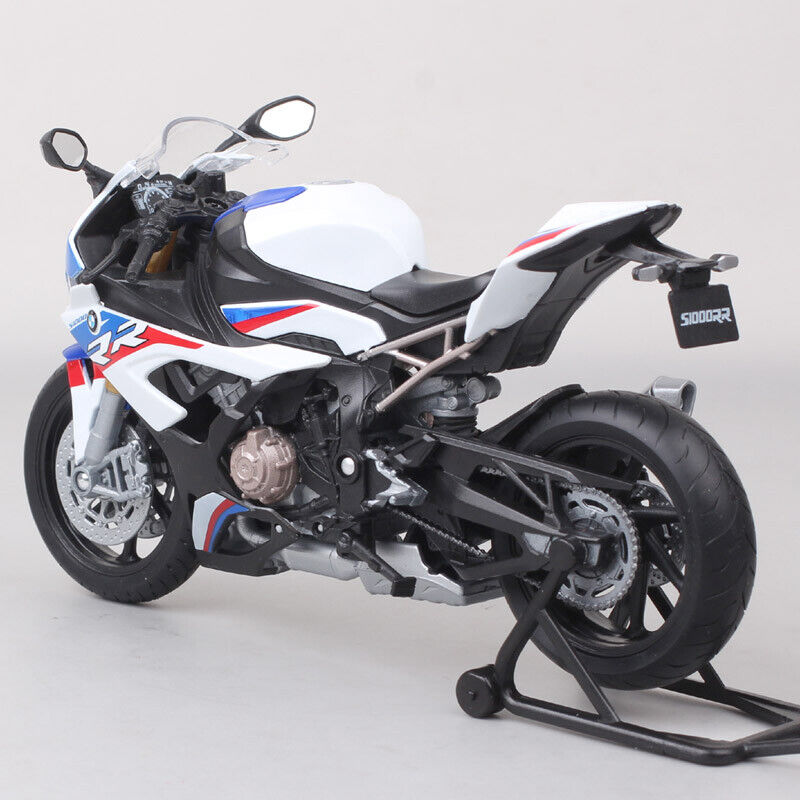 1/12 Welly 2021 BMW S1000RR Racing Diecast Motorcycle Bike Model White