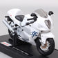 1/18 Scale Maisto Suzuki GSX 1300R Hayabusa Diecast Model Motorcycle