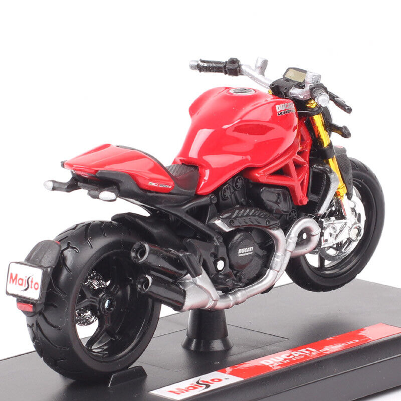 Maisto 1/18 Scale Ducati Monster 1200S Motorcycle Diecast Model Bike Toy Red