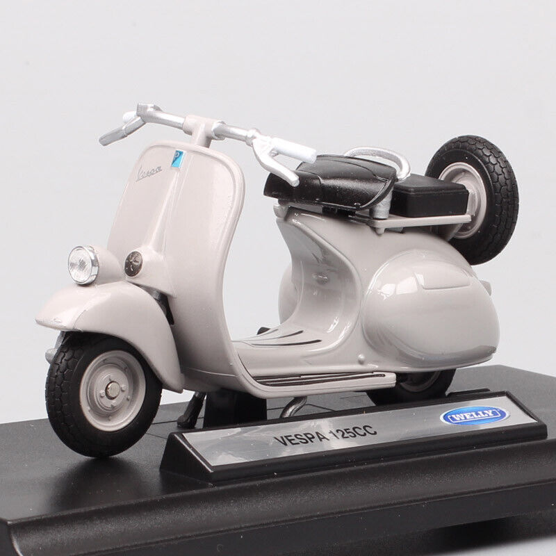 1:18 Scale Welly old 1953 VESPA 125CC Scooter bike motorcycle diecast toy model