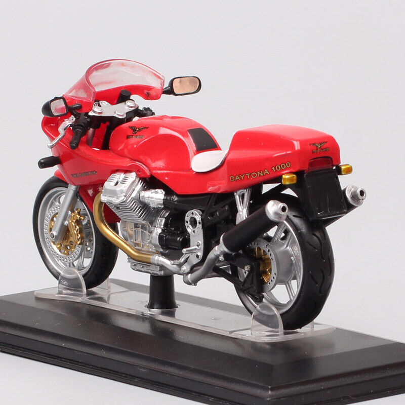 1/24 Scale Mini MG Moto Guzzi Daytona 1000 motorcycle model toy bike Acrylic Box