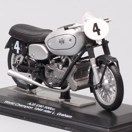 1/22 Italeri AjS E90 500cc Porcupin #4 L Graham 1949 Bike Model Toy Motorcycle