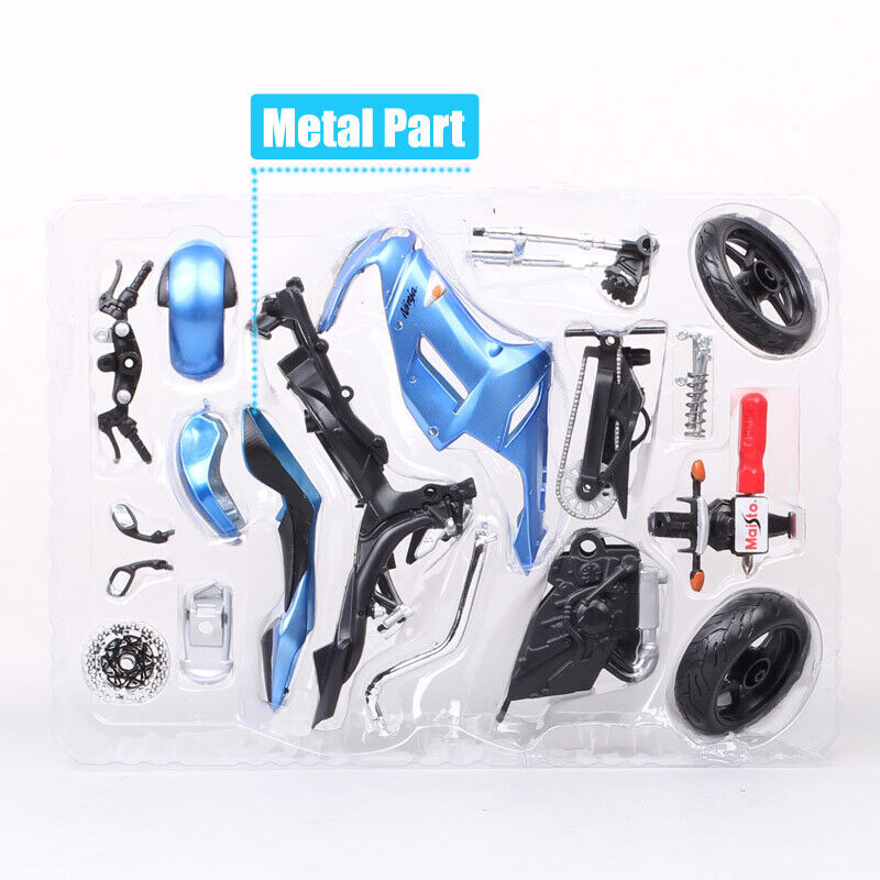 Maisto Assemble Line DIY 1/12 Kawasaki Ninja ZX-6R ZX6R Bike model motorcycle