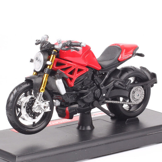 Maisto 1/18 Scale Ducati Monster 1200S Motorcycle Diecast Model Bike Toy Red