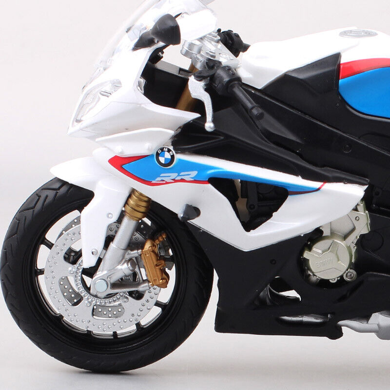 1/12 Scale BMW S1000RR 2009 Sport Diecast Motorcycle Model Bike Automaxx Joycity