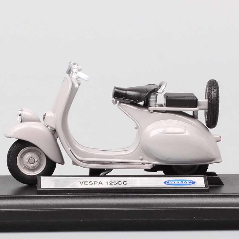 1:18 Scale Welly old 1953 VESPA 125CC Scooter bike motorcycle diecast toy model