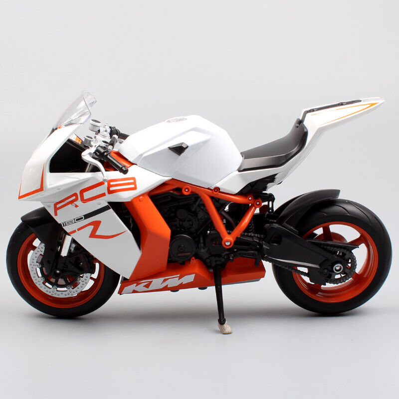 1/10 Welly KTM 1190 RC8 Sport Bike Vehicle Motorcycle Model White