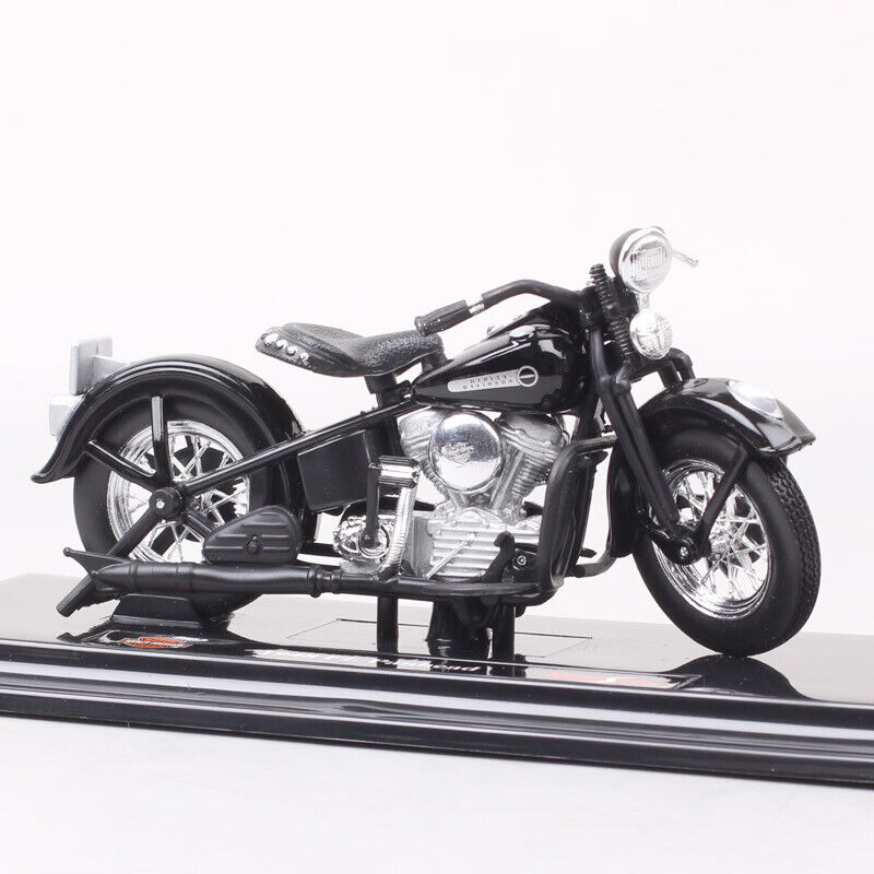 1/18 Scale Maisto Harley HD 1948 FL Panhead Bike Diecasts Toy Motorcycle Model