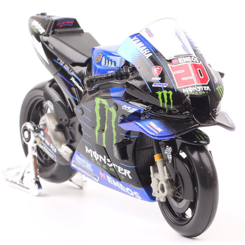 Maisto 1/18 Mini Yamaha YZR-M1 #20 Fabio Quartararo Motorcycle Model MotoGP 2021