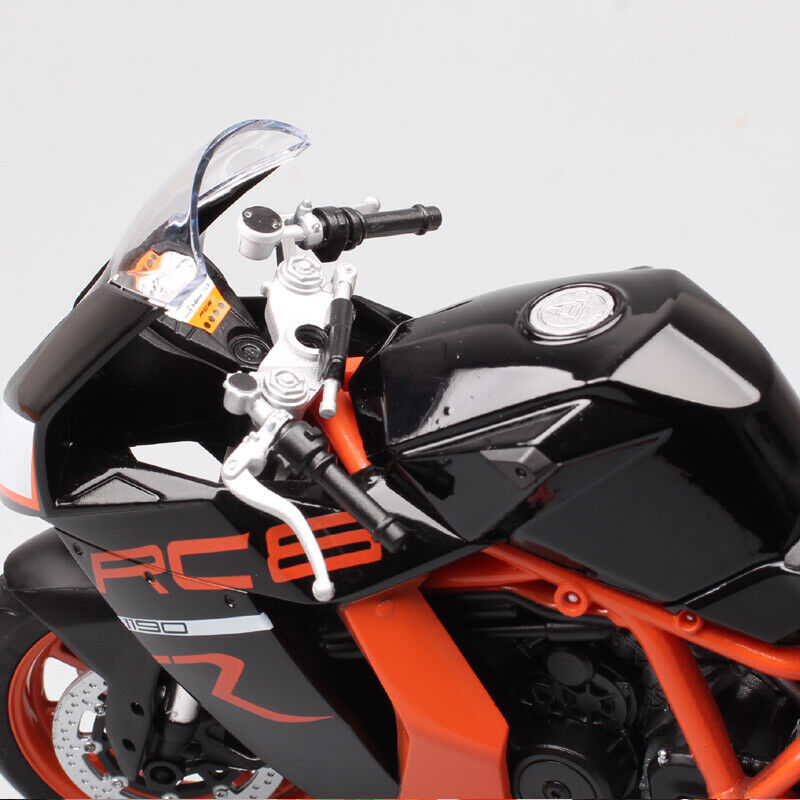 1/10 Welly Big KTM 1190 RC8 R Sport Bike Plastic Toy Vehicle Motorcycle