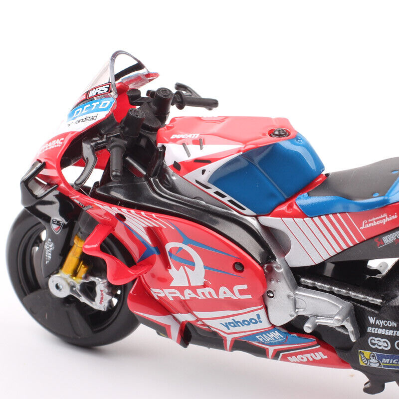 1/18 2021 Ducati GP21 Pramac Racing Team #89 Jorge Martin Model Motocycle