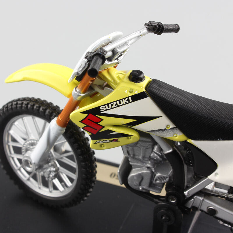 1/18 SUZUKI RM250 RMZ250 model motorcycle Motocross dirt bike toy Diecast