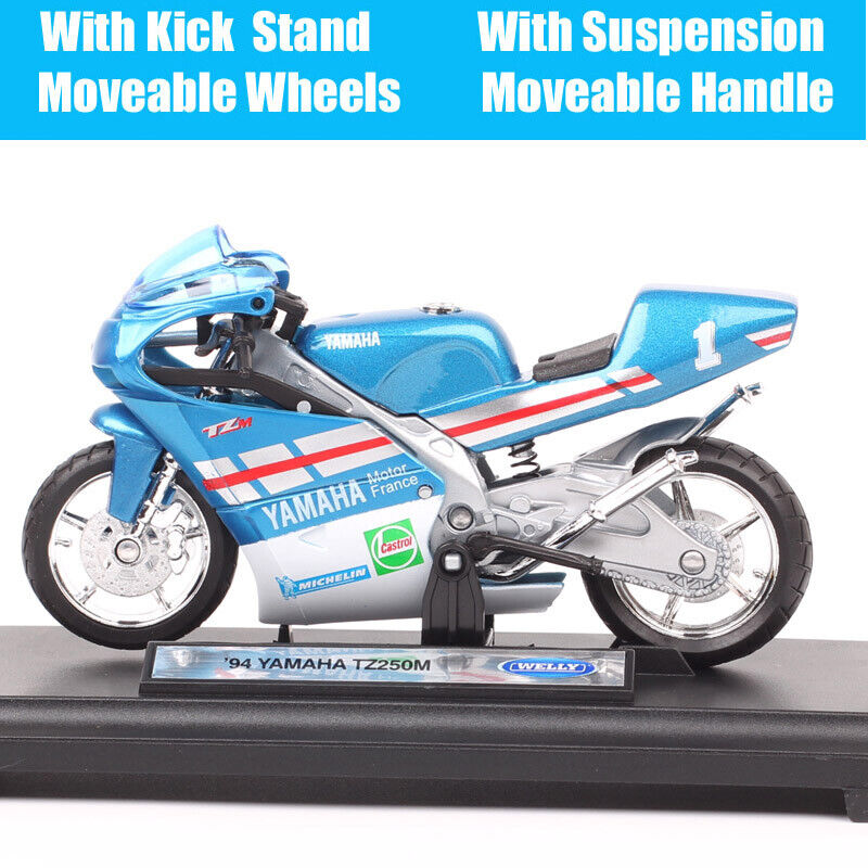 1/18 Welly 1994 Yamaha TZ250M Factory Racing Bike Motorcycle Diecast