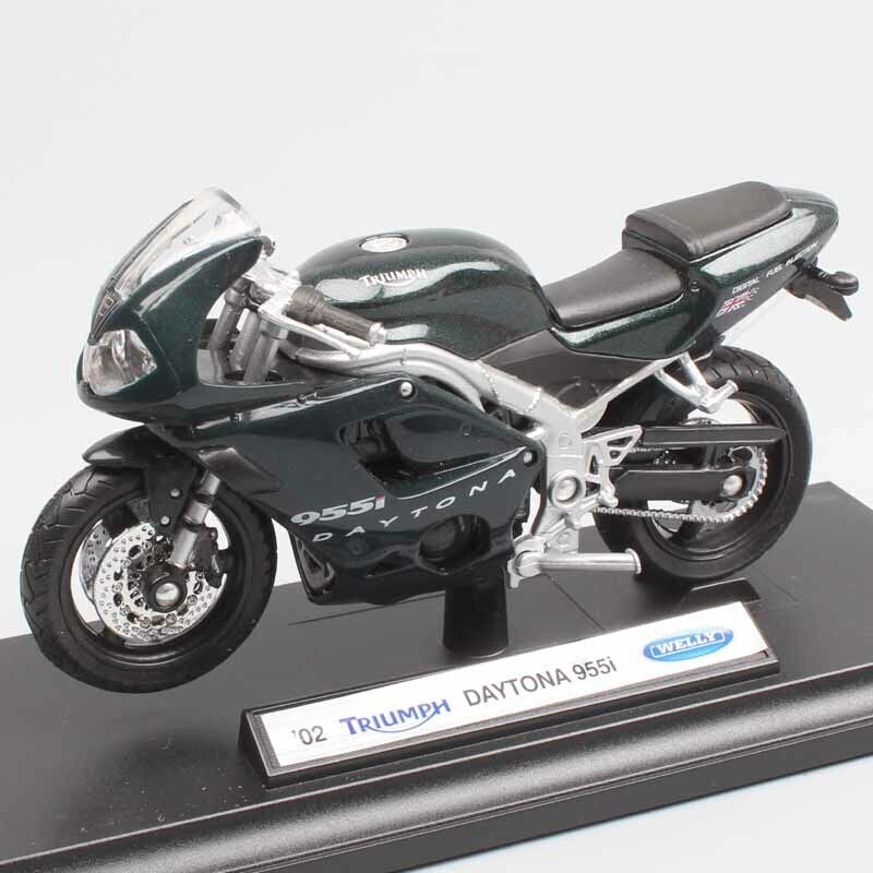 Welly 1/18 Triumph Daytona 955i Sport motorcycle Diecast model Toy Bike