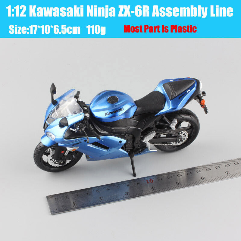 Maisto Assemble Line DIY 1/12 Kawasaki Ninja ZX-6R ZX6R Bike model motorcycle