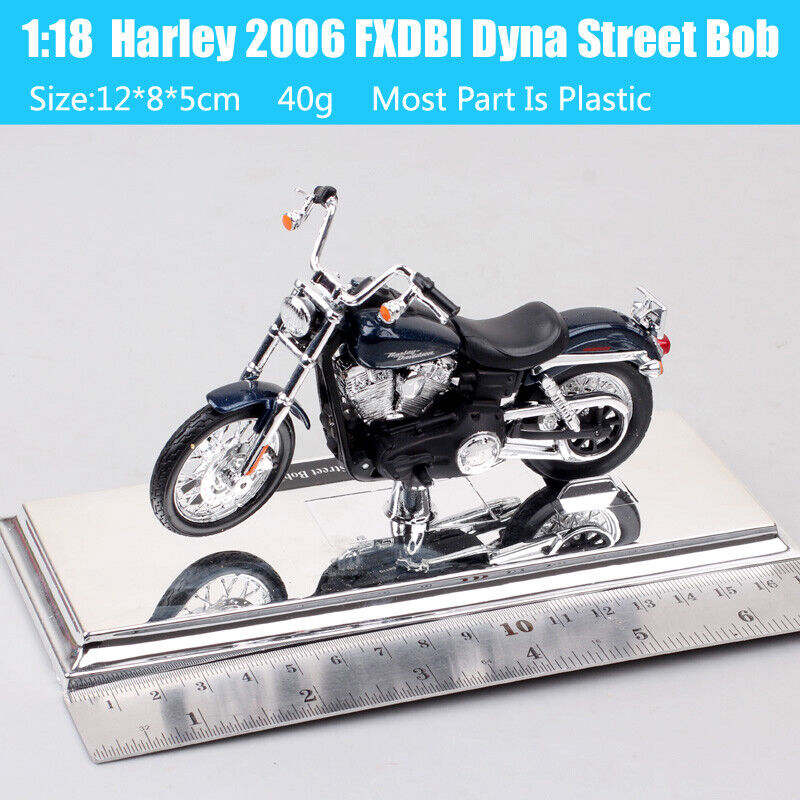 Maisto 1/18 Harley FXDBI Dyna Street Bob 2006 motorcycle Diecast Toy Bike model