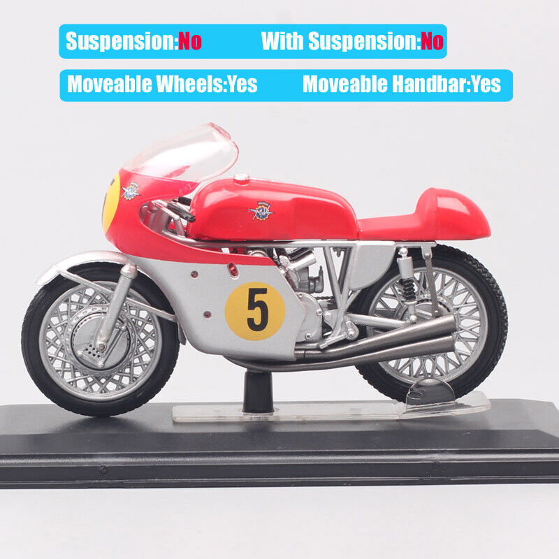 1/22 Italeri MV Agusta 4cil 500 bike Rider M.Hailwood motorcycle Diecast