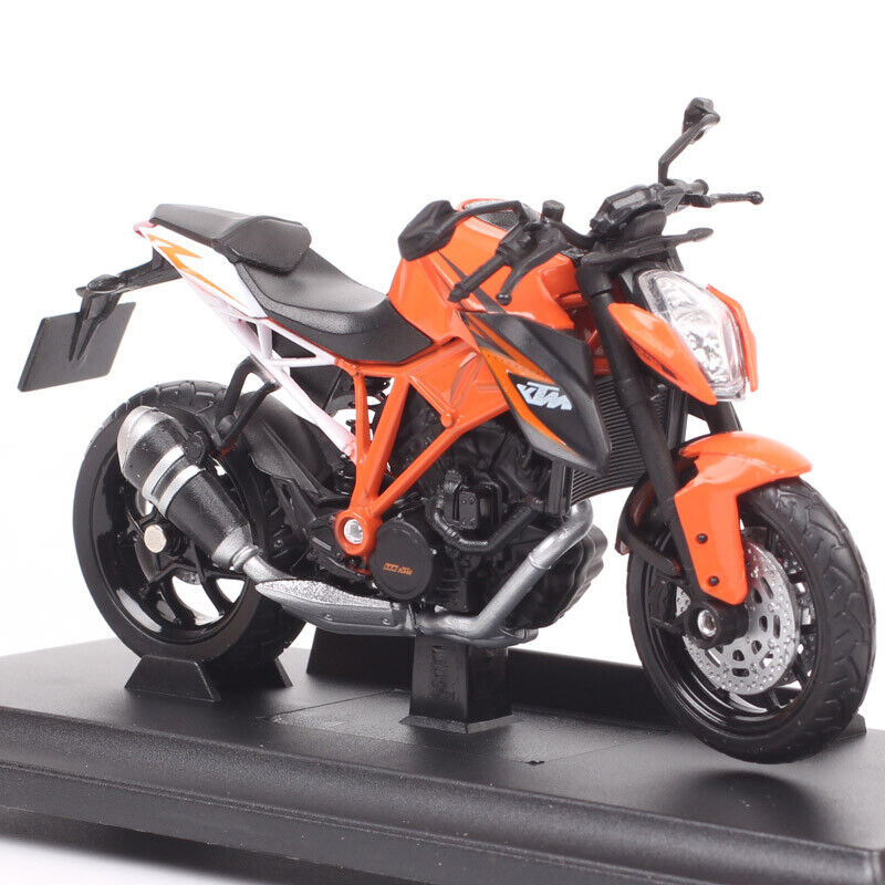 1/18 Welly Small KTM 1290 Super Duke R Bike Model Toy Motorcycle Replicas