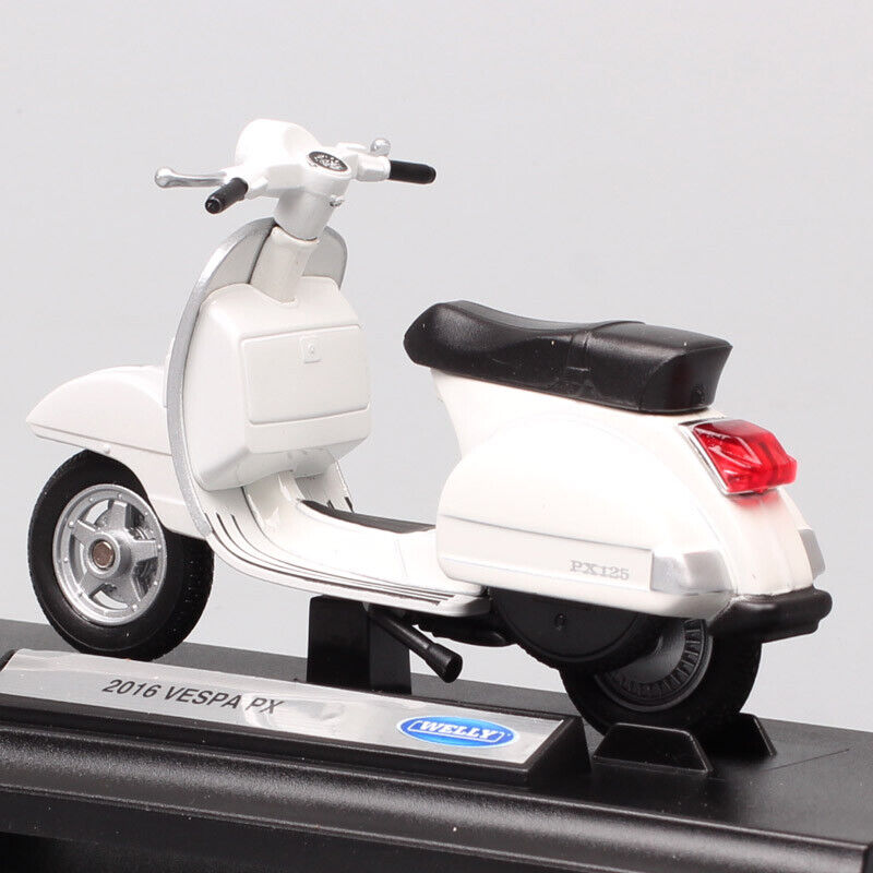 1:18 Welly 2016 Piaggio VESPA PX scooter bike motorcycle diecast toy model