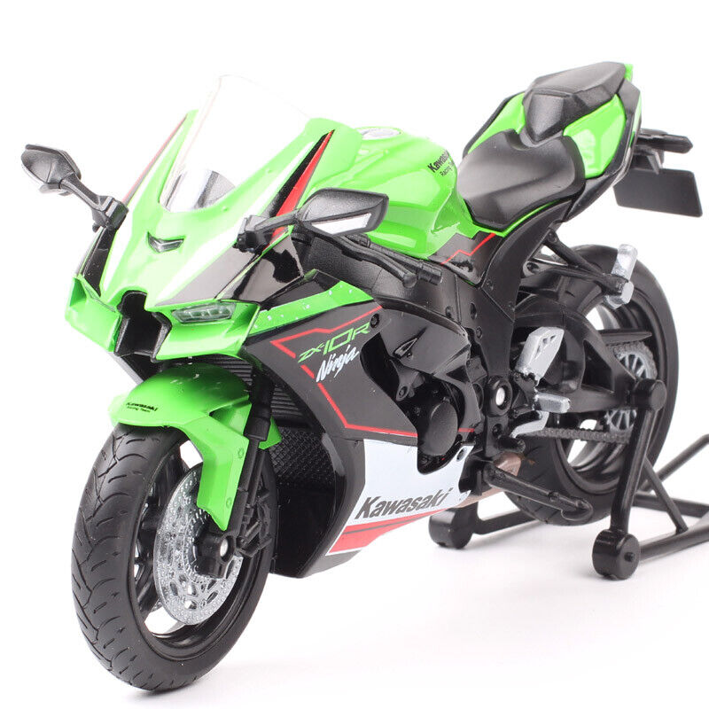 1/12 Welly Kawasaki Ninja ZX-10R ZX 10R 2021 Diecast Motorcycle Model Bike Green