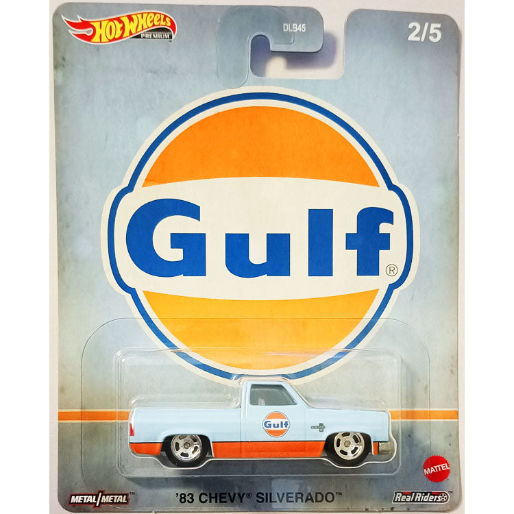 Hot Wheels Dlb45 Monarch Of Oil Haulin Gas Gulf Chevy Silverado Dodge Airflow Studebaker Champ Express Shell Model Car Toys Gift - Car/train Track Sets