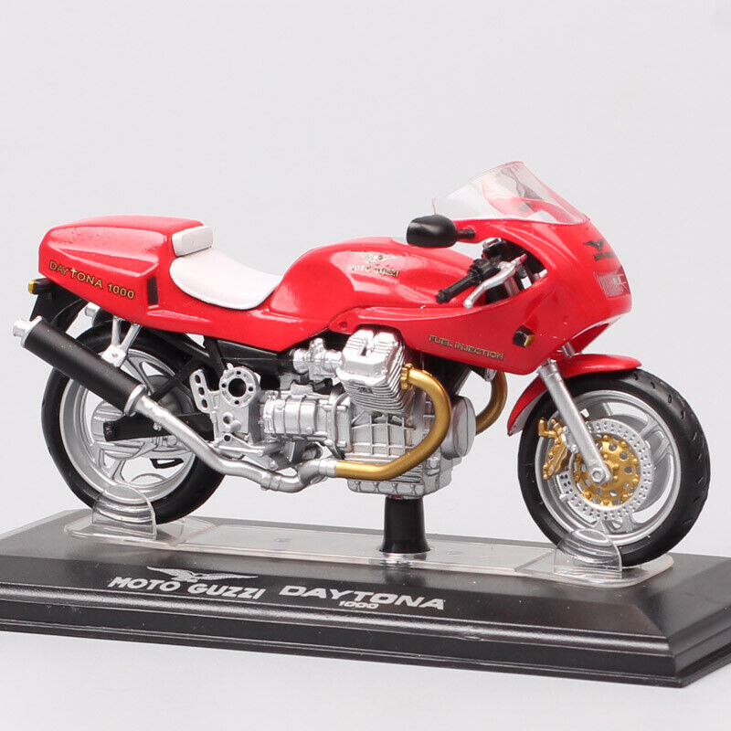 1/24 Scale Mini MG Moto Guzzi Daytona 1000 motorcycle model toy bike Acrylic Box