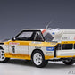 Autoart Audi Quattro S1 Rally Monte Carlo 1986 #6 1:18 model car 88602