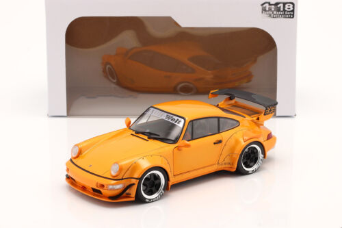 Porsche 911 (964) RWB Rauh-Welt Hibiki built 2016 orange 1/18 solid