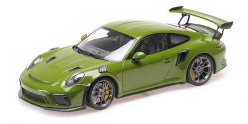 Minichamps 1:18 PORSCHE 911 GT3RS GREEN WITH SILVER WHEELS 2019 - 155068234