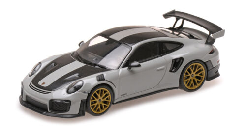 Minichamps 1:18 PORSCHE 911 GT3RS CHALK WEISSACH PACKAGE WITH GOLDEN WHEELS 2019