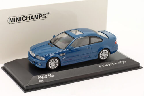 BMW M3 Coup (E46) built in 2001 laguna seca blue 1:43 minichamps