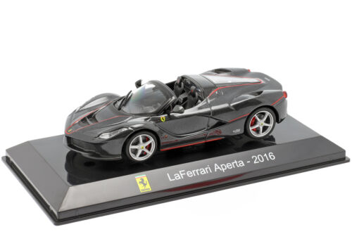 Ferrari LaFerrari Aperta built 2016 black 1:43 Altaya
