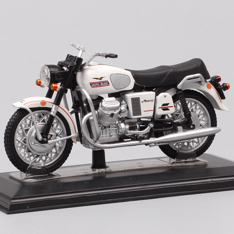 1:24 Scale Moto Guzzi V7 Special 1970 Motorcycle Diecast Toy Vehicle Bike Model