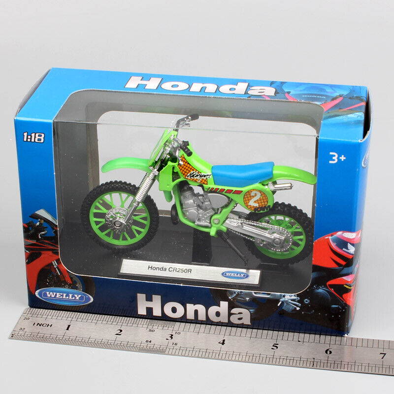 1/18 Honda CR250R #2 Race Dirt Bike Diecast Toy Motocross Model Motorcycle $27.95 ModelCarsHub