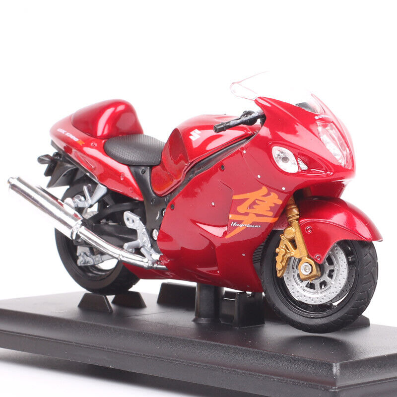 1:18 Scale Welly Suzuki Hayabusa GSX1300R Motorcycle Busa Diecast Toy Bike Model