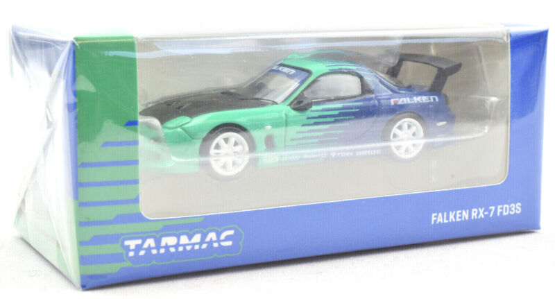 Tarmac Works GLOBAL64 "Falken" Mazda RX-7 FD3S 1:64 Scale Diecast Car