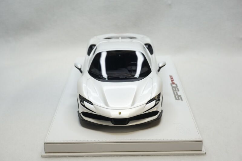 1/18 BBR FERRARI SF90 SPIDER/CLOSED FUJI WHITE DELUXE WHITE LEATHER limited 15pcs