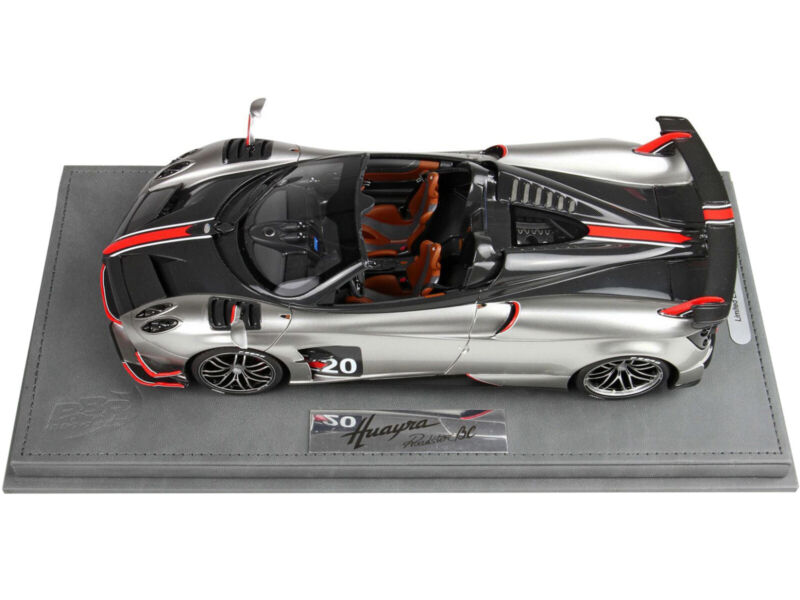 1/18 PAGANI HUAYRA ROADSTER BC SILVER MET & DISPLAY by BBR P18159 A $609.99 ModelCarsHub