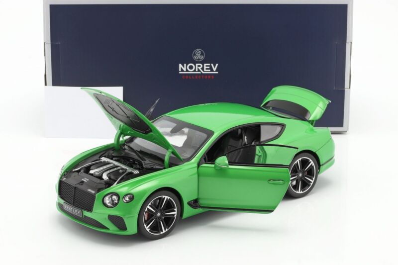 BENTLEY CONTINENTAL GT 2018 Apple Green - 1/18 - NOREV