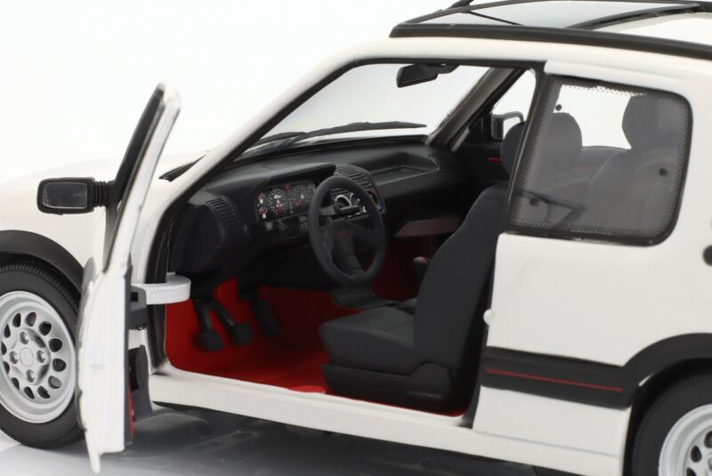 PEUGEOT 205 GTI 1.6 1988 White - 1/18 - NOREV